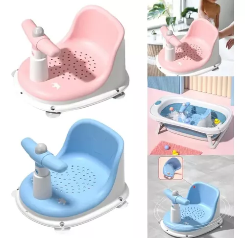 Asiento de baño, asiento de bañera, silla de para bebé, respaldo