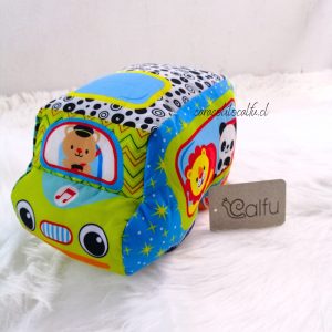Bus Sensorial Musical de Peluche – Juguete con Sonido y Canciones para Bebé