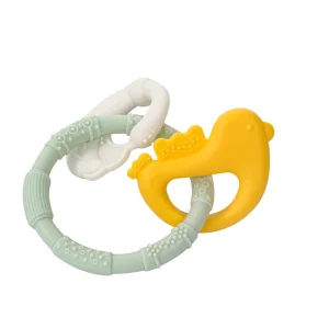 Mordedor sensorial con cuentas y figuras texturizadas