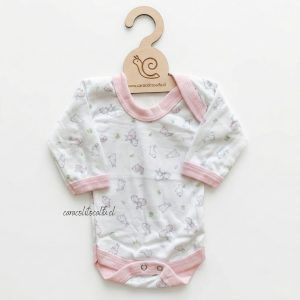 Ajuar 0 a 3 Meses: Set Completo (Conejitos, Rosado Pastel)