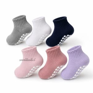 Pack 3 Calcetines Antideslizantes Para Bebé (9 a 18 Meses; 18 a 24 Meses)