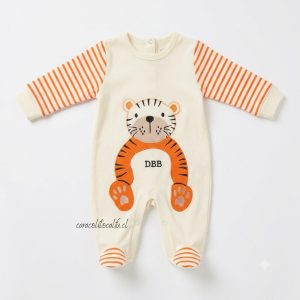 Osito Algodón Pima para bebé (Tigre - 3 a 6 Meses)