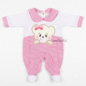 Osito Algodón Pima para bebé (Osita Fucsia - RN)