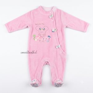 Enterito Plush para bebé (Rosado Pastel - RN)
